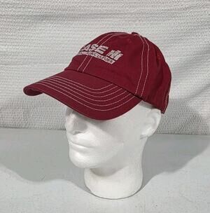 Vintage K-Products Hat Cap Case IH Red Snapback Farming Agriculture